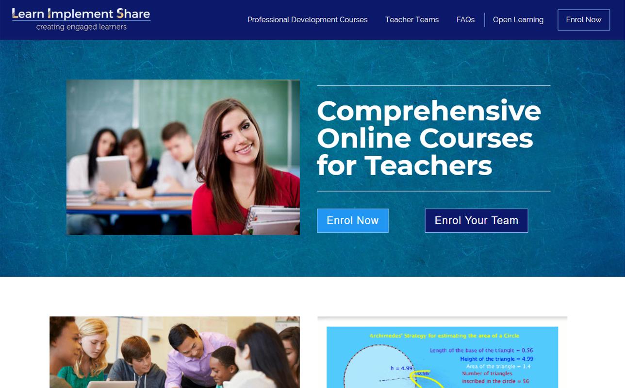 Learn Implement Share - Home Page