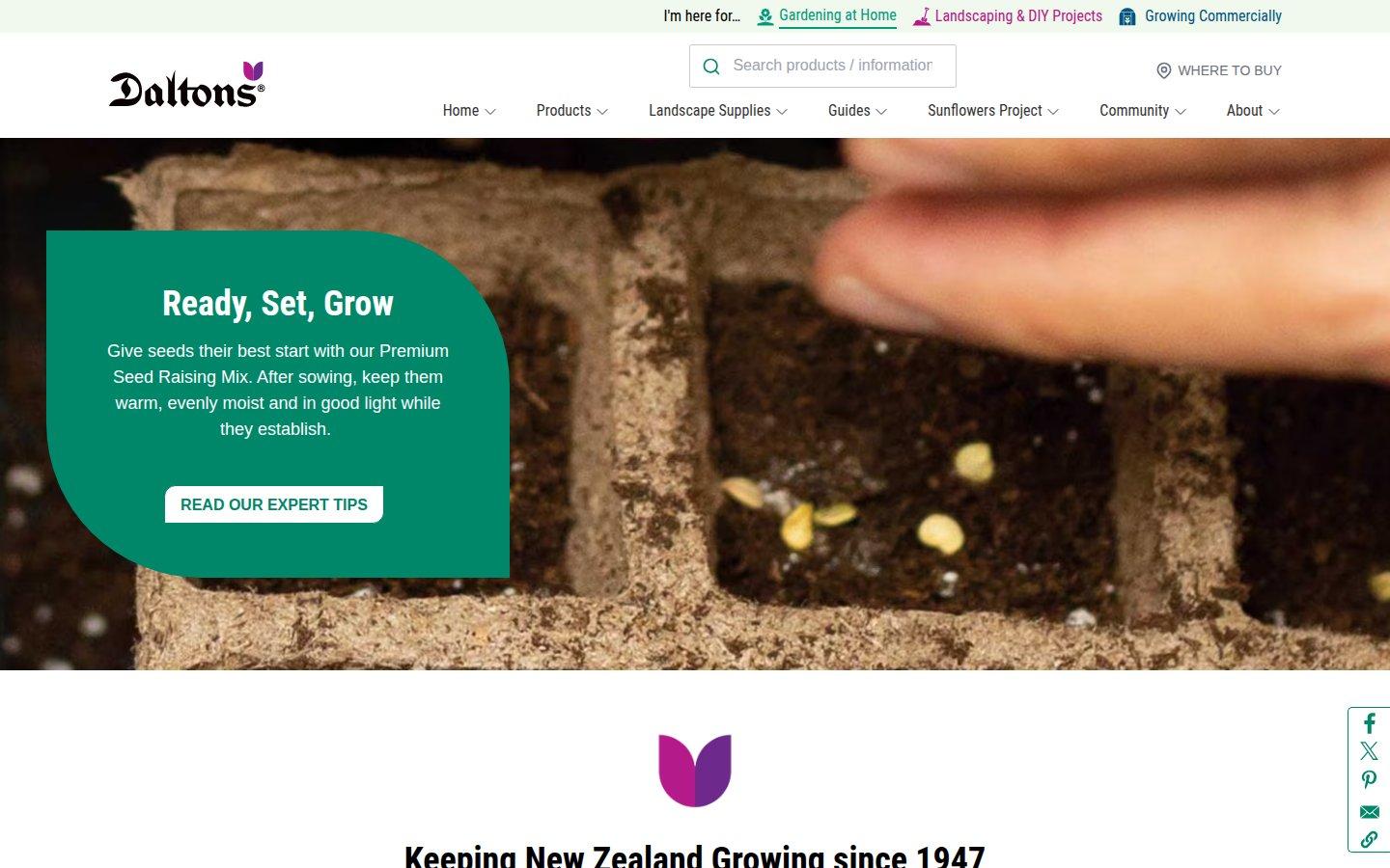 Daltons Gardner Homepage