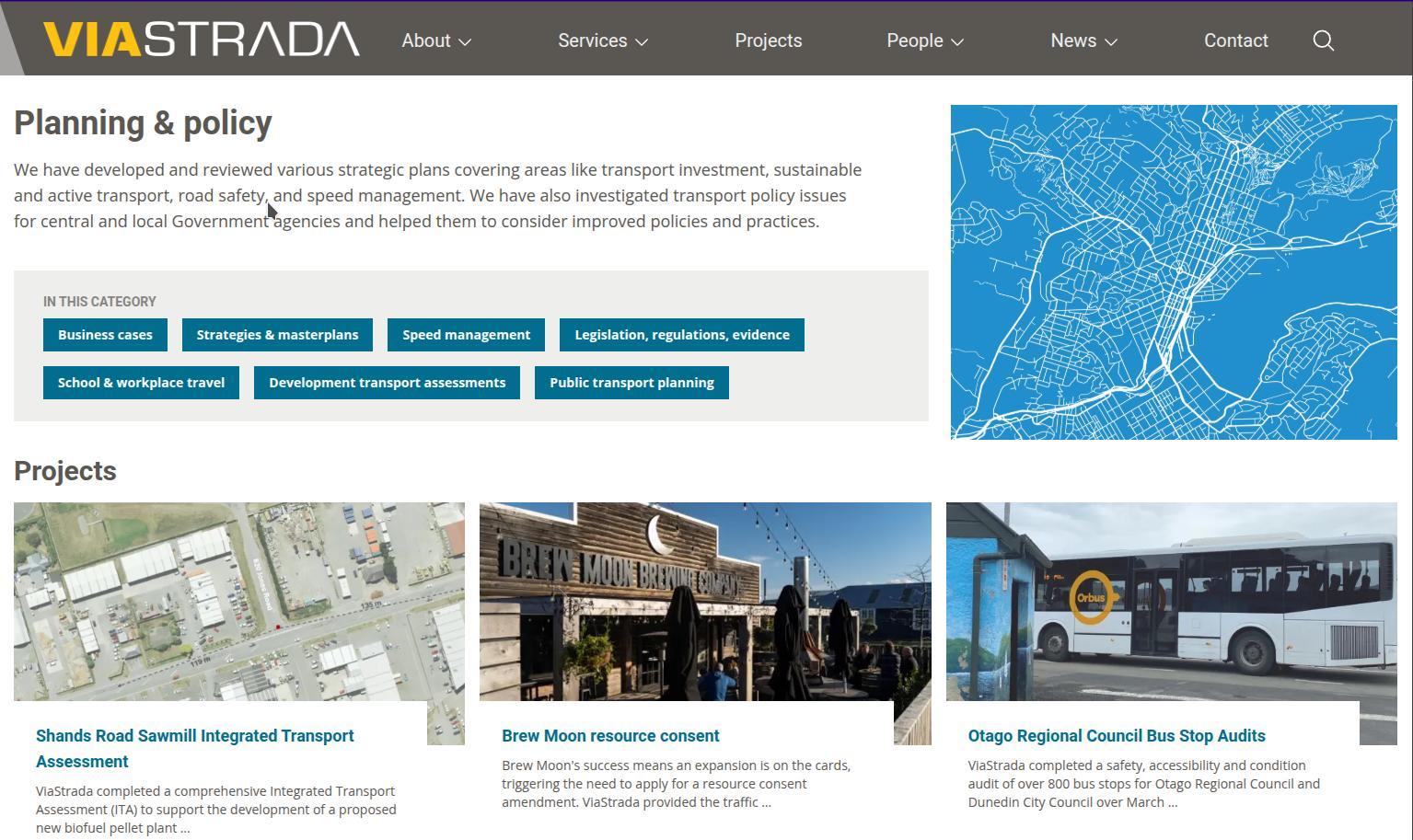 ViaStrada Services Page